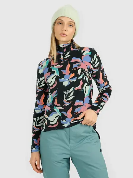 Dámské termoprádlo fleece (vršek) 4f černá l