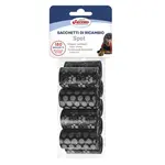 Náhradné sáčky na psie výkaly čierne so vzorom 9 roliek