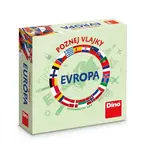 Poznaj vlajky Európa, Spoločenská hra-DINOTOYS