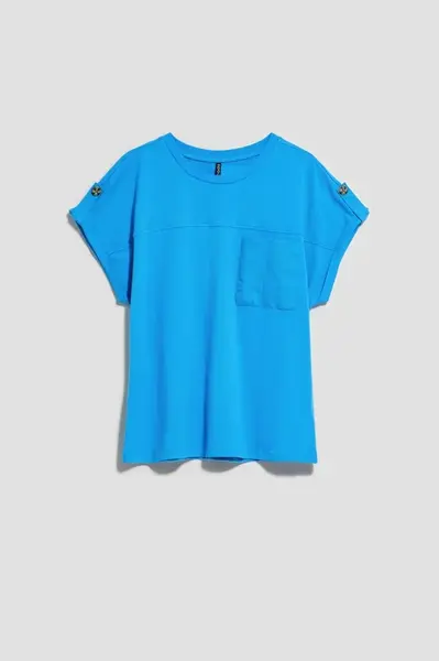 Marisse Women's T-Shirt L-Ts-4086 Fresh Blue