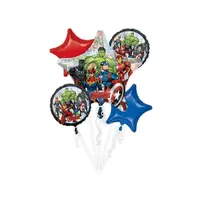 Amscan Balónová kytica Avengers Power Unite 5ks