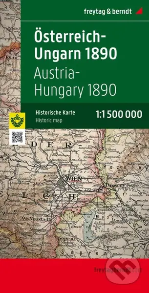 Austria - Hungary 1890   1:1 500 000 (Historic Map)