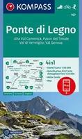 Ponte di Legno, Alta Val (Alta Val Camonica, Passo del Tonale, Val di Vermiglion, Val Genova / K 107 (mierka hlavnej mapy 1:50 000))