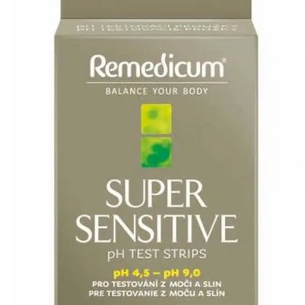 Remedicum SUPER SENSITIVE pH testovací proužky 80 ks