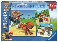 Puzzle Tlapková Patrola: Psí tým 3x49 dílků