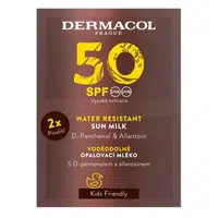 Dermacol Voděodolné opalovací mléko SPF 50 (Water Resistant Sun Milk) 2 x 15 ml