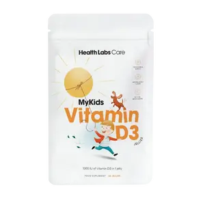 HEALTH LABS CARE My Kids Vitamin D3 - želé bonbony bez přidaného cukru 60 ks