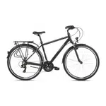 Pánské trekingové kolo Kross Trans 1.0 28" SR - model 2021 L (21") černá/šedá
