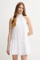 Bavlněné šaty Pepe Jeans bílá barva, mini, PL953761