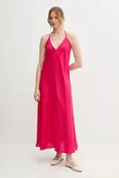 Lněné šaty United Colors of Benetton