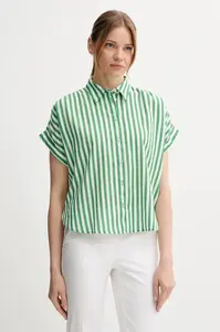 Košile s příměsí lnu United Colors of Benetton