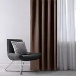 Zatemňovací závěs blackout RESTILO tmavě hnědý 140 x 245 cm