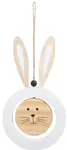 Závěs dřevo zajíc 17,5x10cm natur