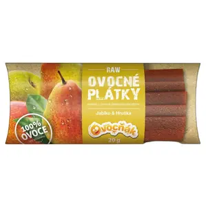 OVOCŇÁK Ovocné plátky jablko a hruška 20 g