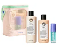 Dárková sada pro zdravou vlasovou pokožku Maria Nila Head  a  Hair Heal + kosmetická taška zdarma + dárek zdarma