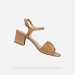 Beige women's sandals Geox Neeraklia 50 - Women's
