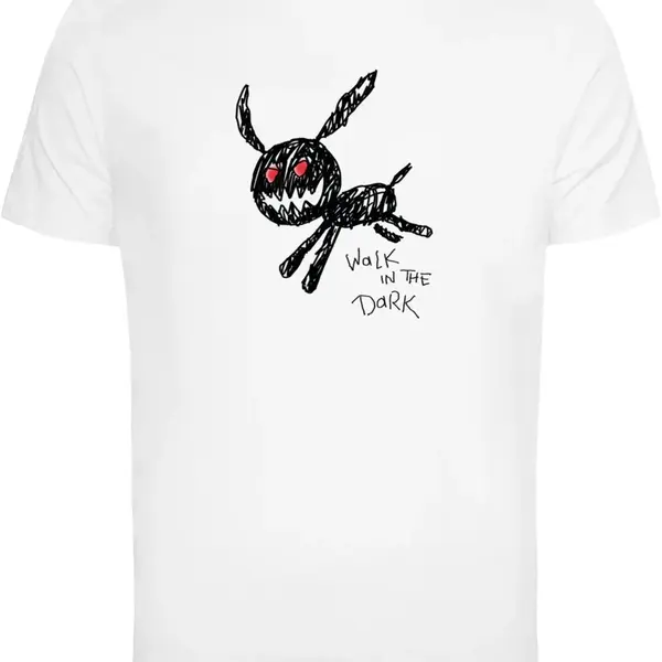 Men's T-shirt Walk In The Dark - white