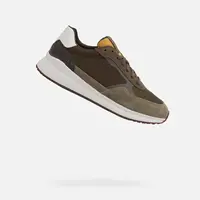 Light green men's sneakers Geox Branthon - Men's