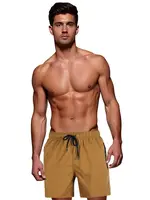 Pánske kúpacie kraťasy kamelové