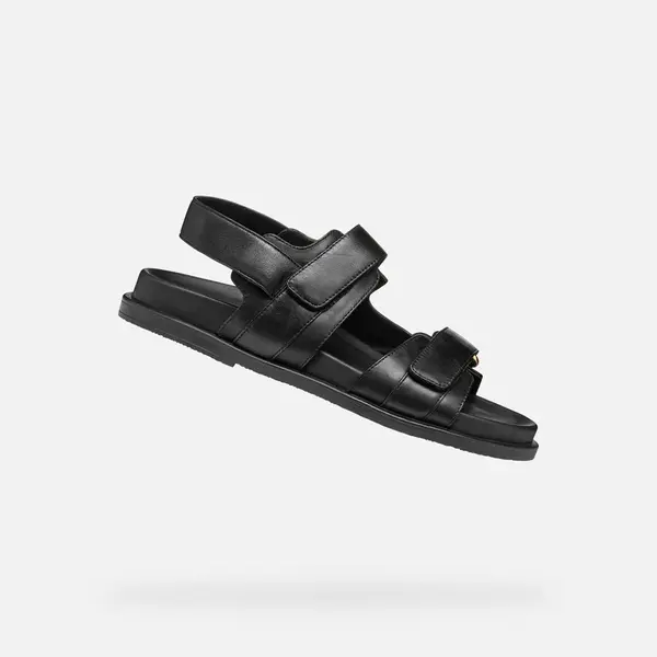 Black women's sandals Geox Adelash - Women's