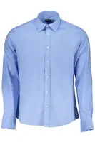 Pánska košeľa s dlhým rukávom modrá