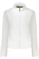 Dámska biela mikina na zips