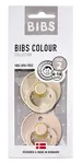 BIBS Colour Cumlíky z prírodného kaučuku, veľkosť 2, Vanilla/Blush 2 ks