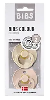 BIBS Colour Cumlíky z prírodného kaučuku, veľkosť 2, Vanilla/Blush 2 ks