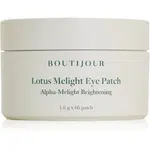 BOUTIJOUR Lotus Melight Eye Patch hydrogélová maska na očné okolie proti vráskam a tmavým kruhom 33 pár