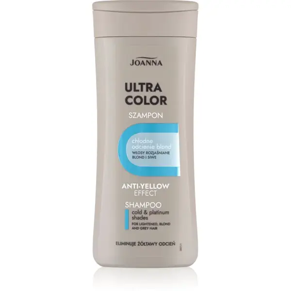 Joanna Ultra Color čistiaci a vyživujúci šampón pre blond vlasy 200 ml