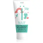 Naif Kids Shampoo & Conditioner šampón a kondicionér 2 v1 200 ml