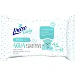 Linteo Baby Aqua Sensitive detské jemné vlhčené obrúsky 48 ks