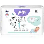 BELLA Baby Happy Soft&Delicate jednorazové plienky Newborn 2-5 kg 42 ks