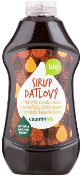 COUNTRY LIFE Sirup datlový BIO - Sirup zo slivkového BIO 874 ml