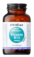 VIRIDIAN High Potency Vitamín B12 1000 ug, 60 kapsúl