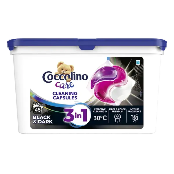 COCCOLINO Care kapsule na pranie Black 40 kapsúl