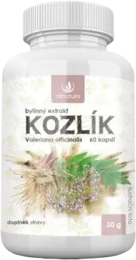 ALLNATURE Kozlík bylinný extrakt 60 kapsúl