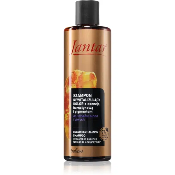 Farmona Jantar Amber Essence revitalizačný šampón pre blond a šedivé vlasy 300 ml