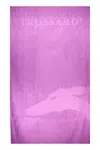 TRUSSARDI JEANS WOMEN&#39;S BEACH TOWEL PURPLE