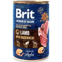 Brit konzerva Premium by Nature Lamb & Buckwheat 800 g | Konzerva pre psov