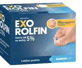 EXOROLFIN 5% lak na nechty 2.5 ml
