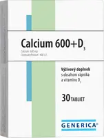 GENERICA Calcium 600+D3 30 tabliet