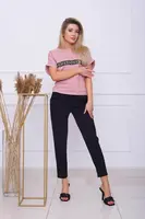 Resti Pink / Black 2-piece women's set - Clothing