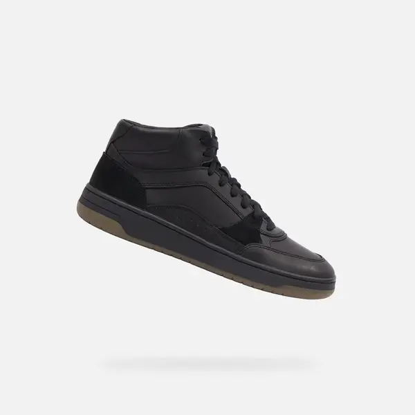 Black men's sneakers Geox Sedral Court - Men's