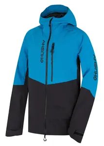 Husky  Nicco M blue/black, XL Pánska hardshell bunda