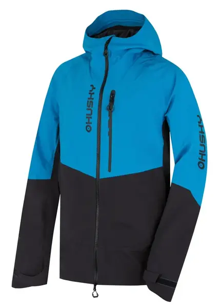 Husky  Nicco M blue/black, XL Pánska hardshell bunda