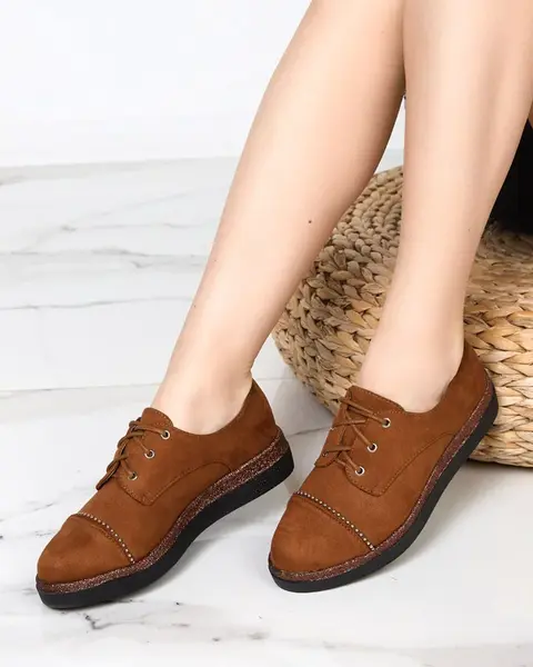 Resti Women's camel low shoes Rilly - Footwear