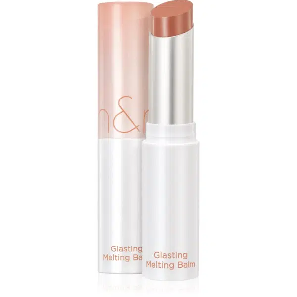 rom&nd Glasting Melting Balm balzam na pery dodávajúci hydratáciu a lesk odtieň 01 Coco Nude 3.5 g