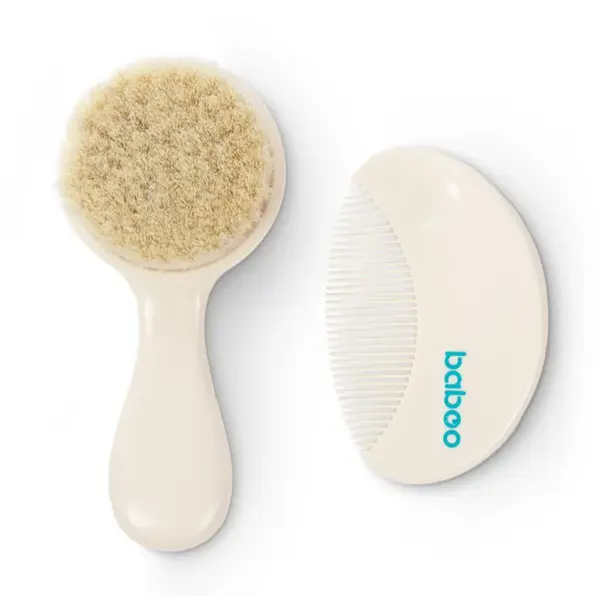 Baboo Baby Hair Brush and Comb Set sada na vlasy pre deti od narodenia 2 ks