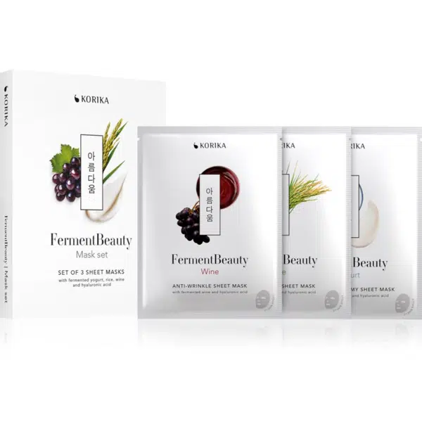 KORIKA FermentBeauty Mask Set sada pleťových masiek